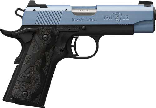 BROWNING 1911-22 BLACK LABEL - 22LR 3.58 COMP POLAR BLUE