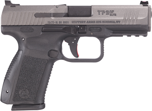 CANIK TP9SF 9MM FS 2-15RD - MAGS TUNGSTEN/BLACK POLYMER
